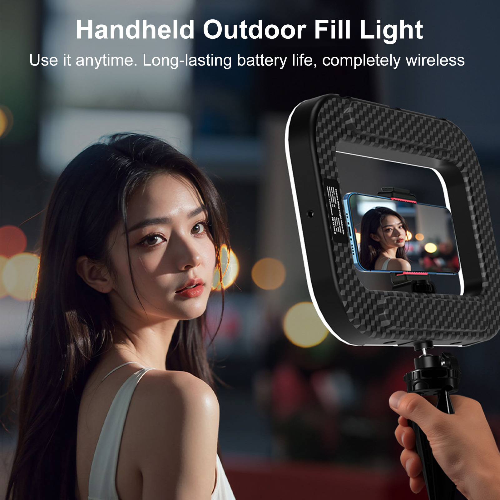 Photography Lighting Handheld - Rechargeable Cell Phone Light Handheld Phone