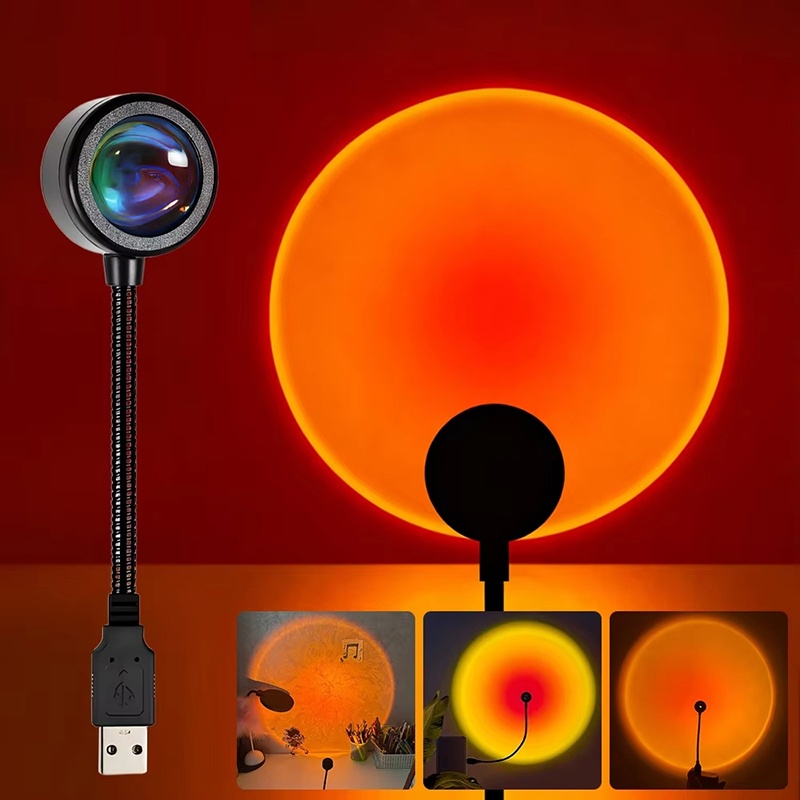 Photography Lighting Home - Colorful Gradient USB Sunset Lamp Home
