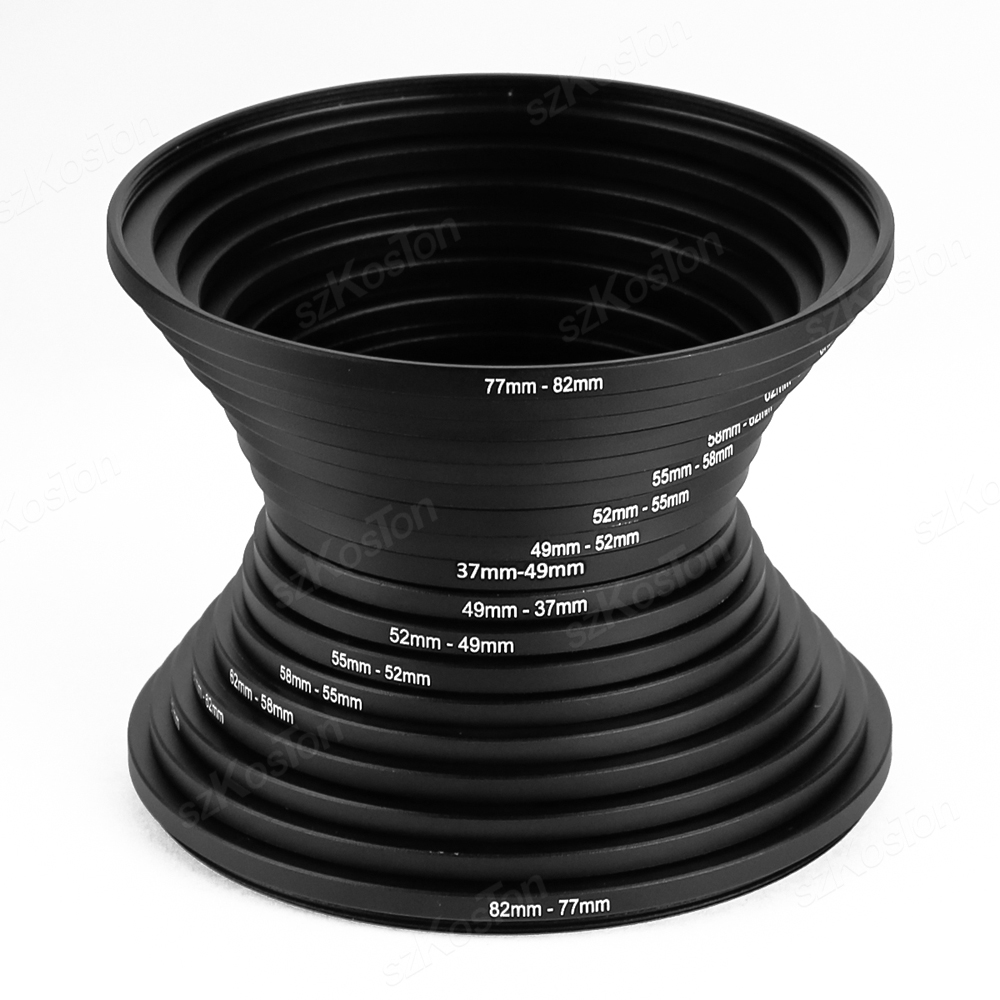 Macro Photography Lighting Kit - 18pcs Camera Lens Filter Step Up