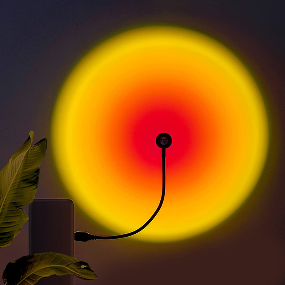 Photography Lighting Home - 1x USB Sunset Lamp LED Rainbow