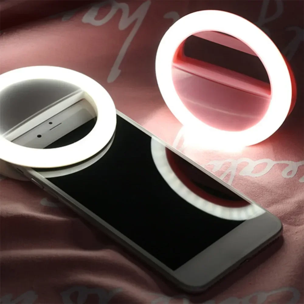 Photography Lighting Description - LED Selfie Ring Light Mobile Phone