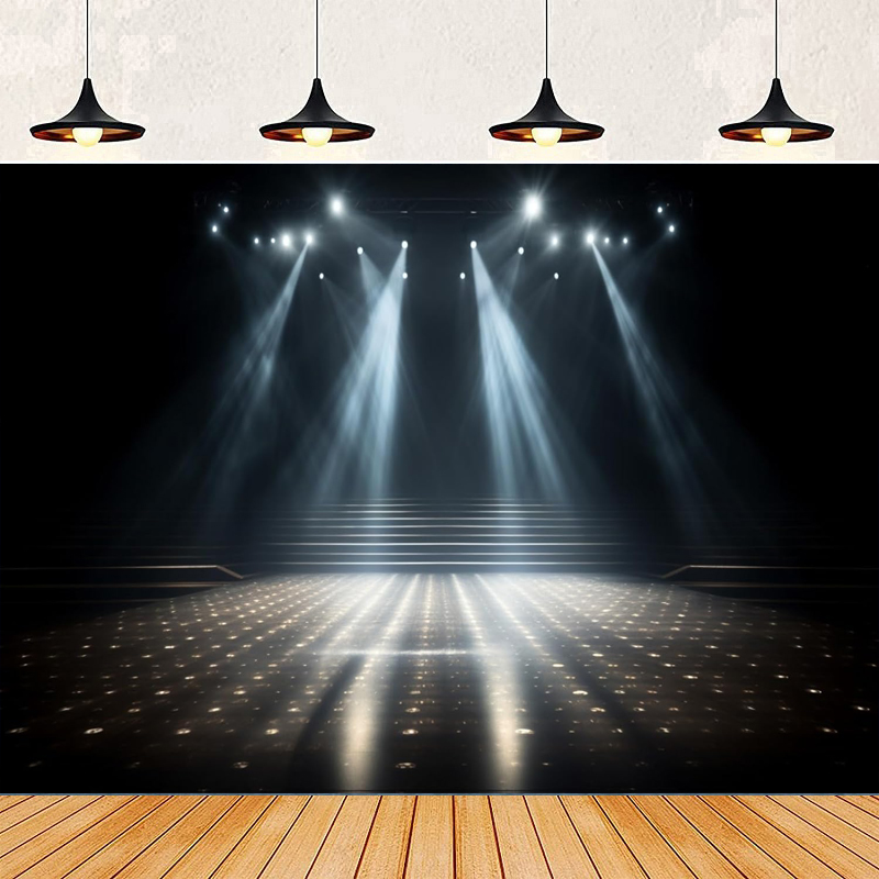 Photography Lighting Home - Photography Backdrop Navy Blue Spotlight Dance