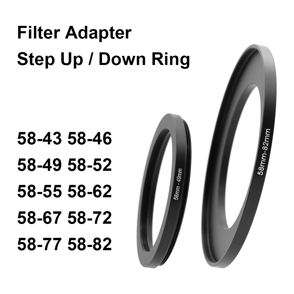 Macro Photography Lighting Kit - Camera Lens Filter Adapter Ring Step
