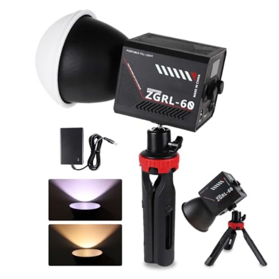 Photography Lighting Handheld - 60W COB LED Video Light Handheld