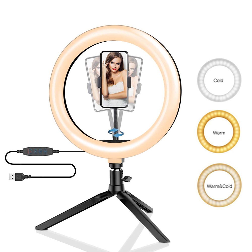 Photography Lighting Description - 26cm 10 inch Led Ring Selfie