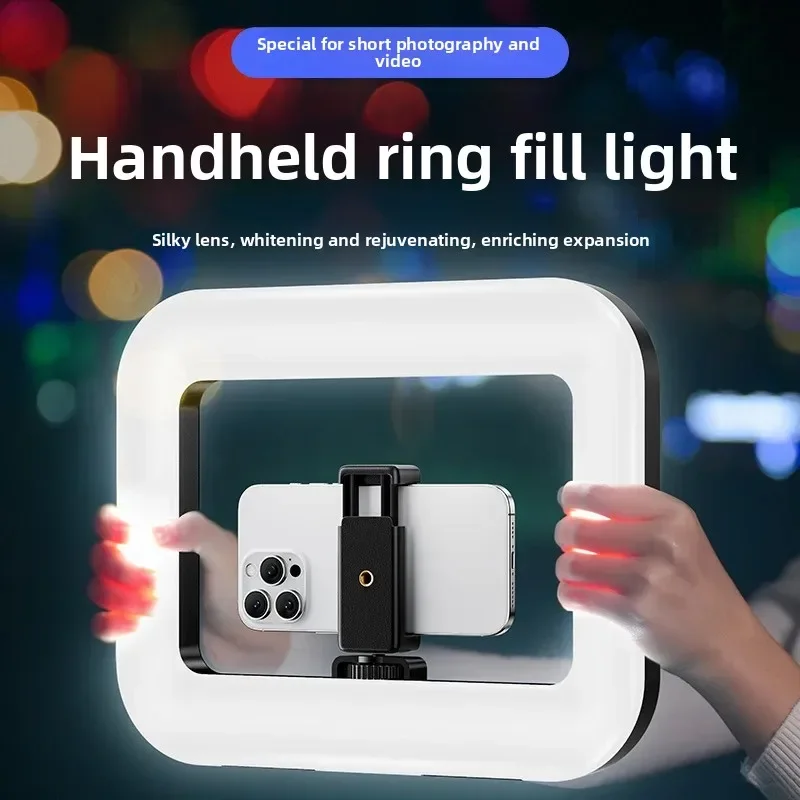 Photography Lighting Description - Portable Handheld Ring LED Light New