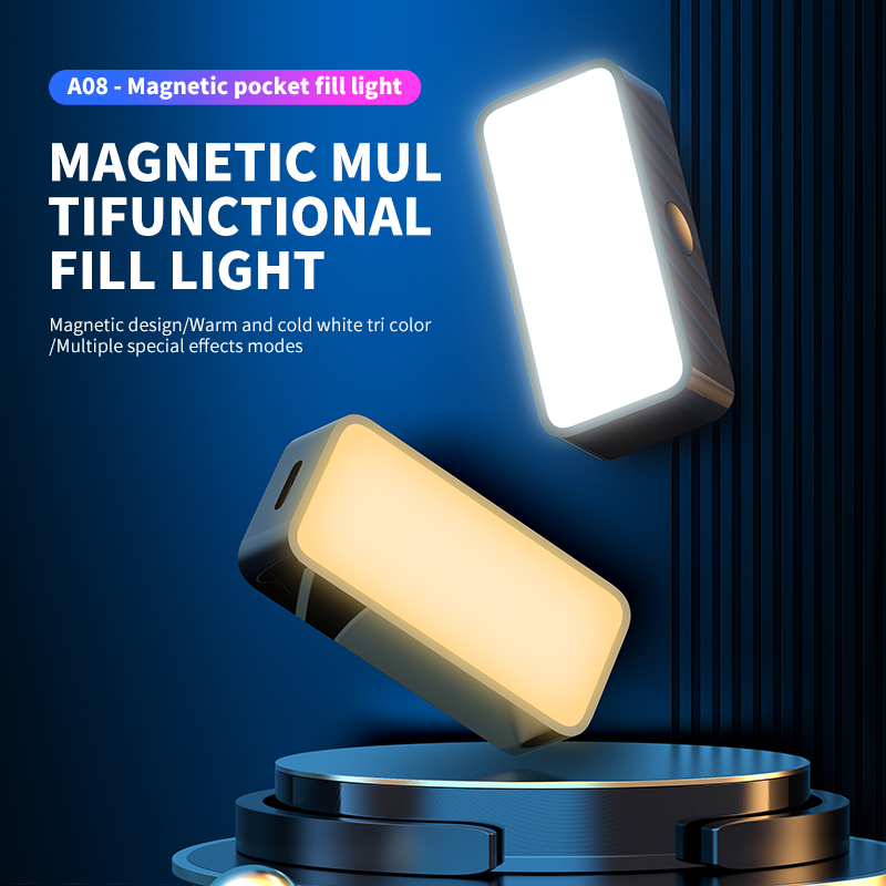 Photography Lighting Description - Magnetic Portable Mini Selfie Fill Light