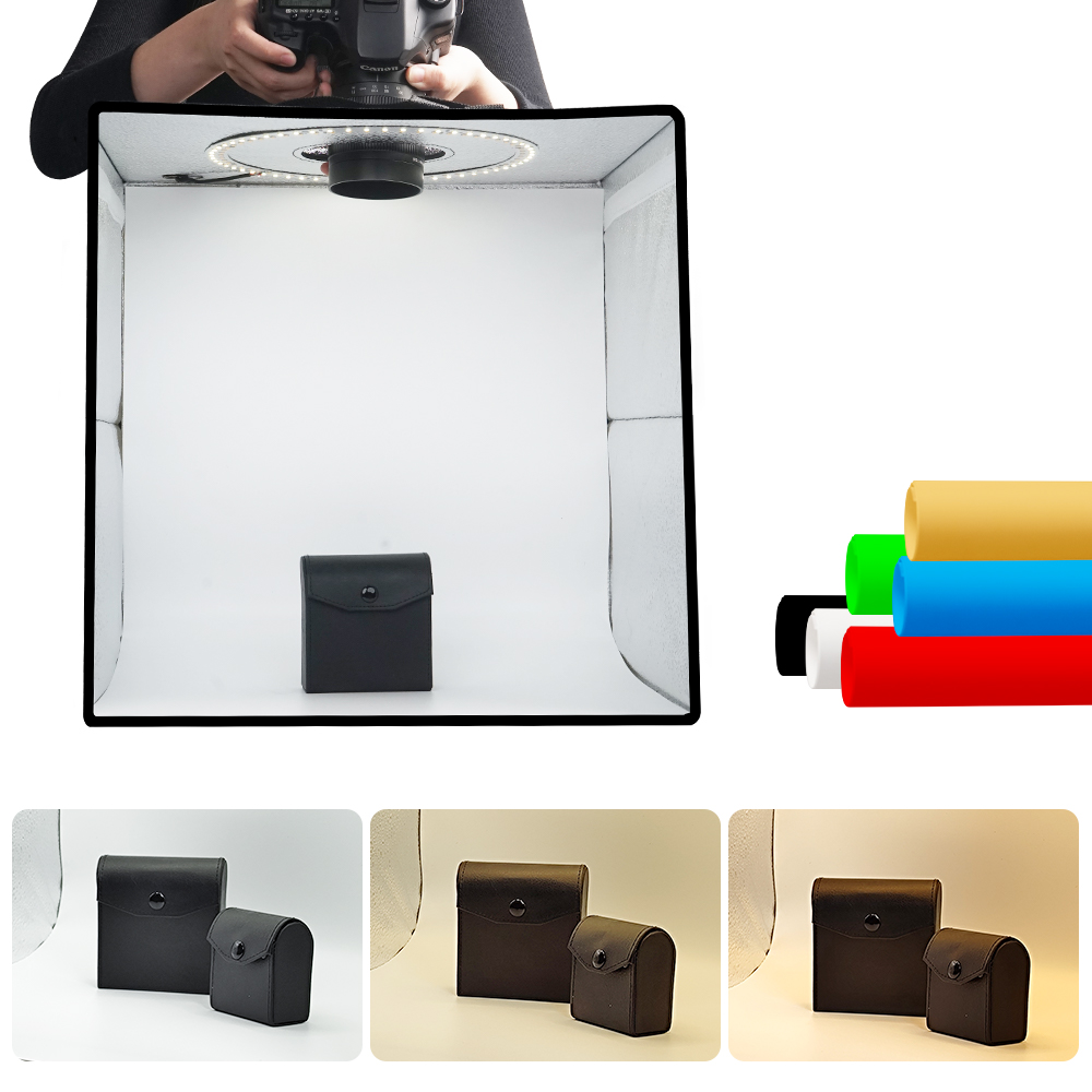 Macro Photography Lighting Kit - Lightdow Dimmable Photo Box LED Light
