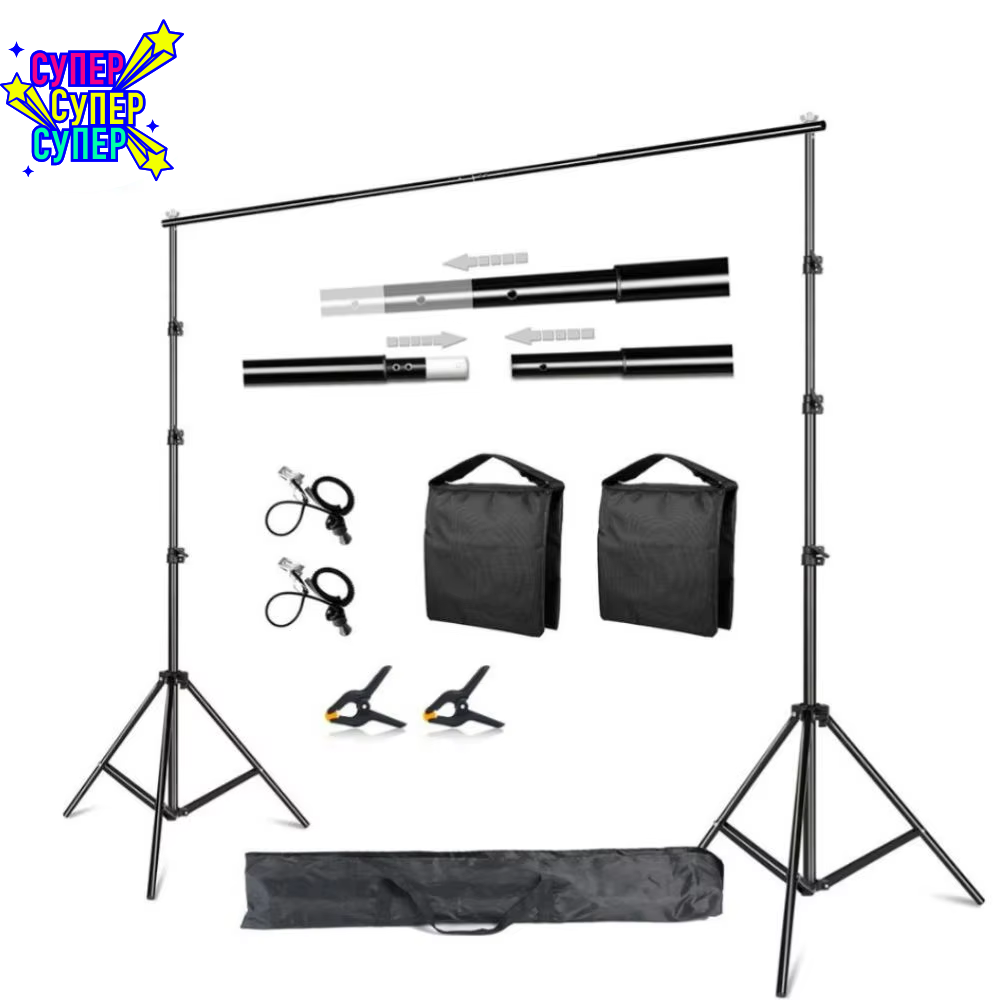 Backdrop Stand Photo Backgroun - Photography Lighting Weight Bags review and price