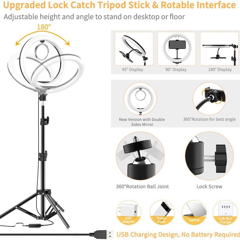 16/26/33cm Selfie Ring Light P - Photography Lighting Home review and price