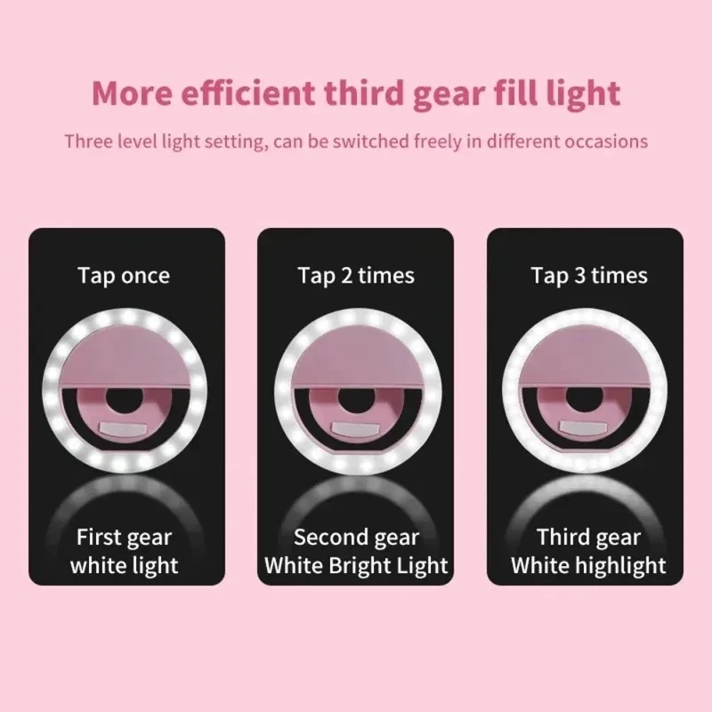 1-4pcs LED Selfie Ring Fill Li - Photography Lighting Description review and price