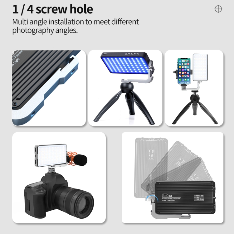 Pixel G3 Flat Panel RGB Fill L - Photography Lighting Handheld review and price