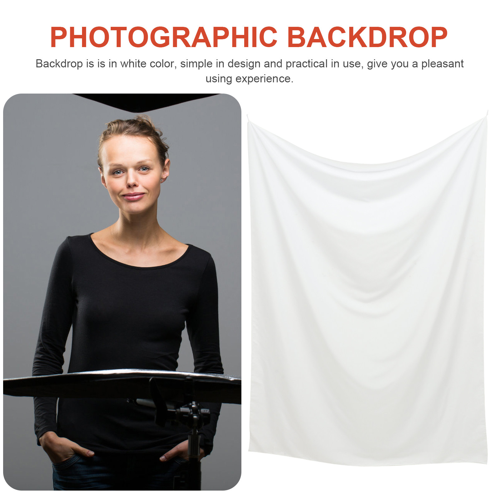 White Photo Backdrop Premium P - Photography Lighting Weight Bags review and price