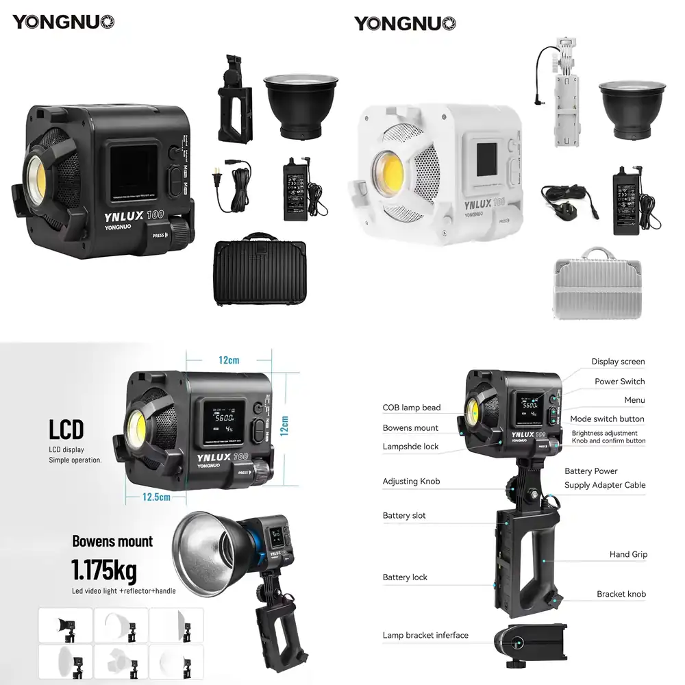 YONGNUO YNLUX100 100W 3200K-56 - Photography Lighting Handheld review and price