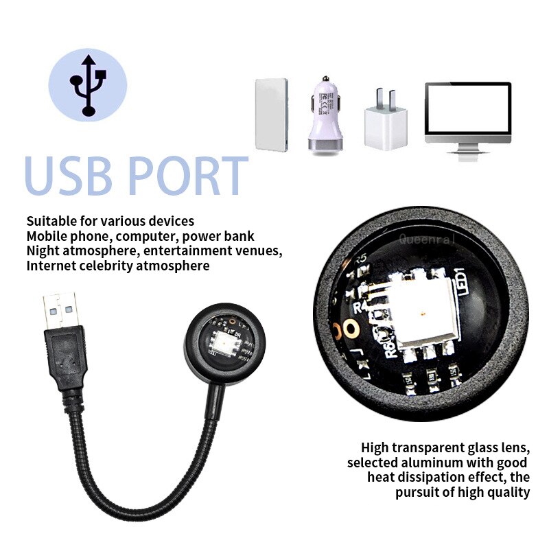 LED USB Sunset Lamp Projector  - Photography Lighting Home review and price