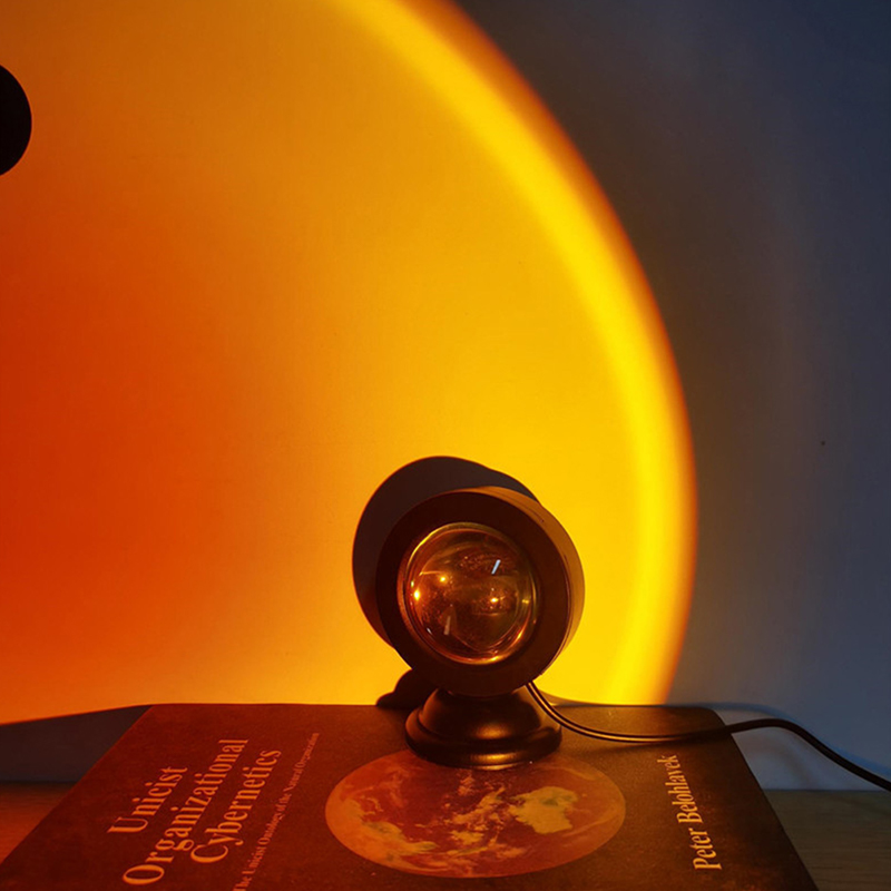 Led USB Sunset Lamp Projector  - Photography Lighting Home review and price
