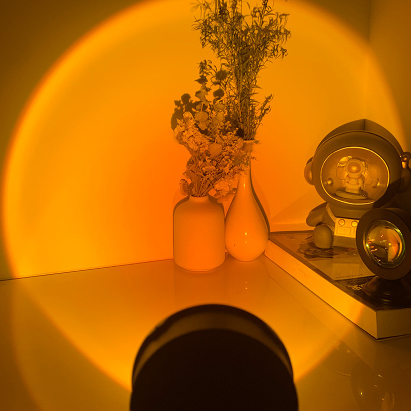 Led USB Sunset Lamp Projector  - Photography Lighting Home review and price