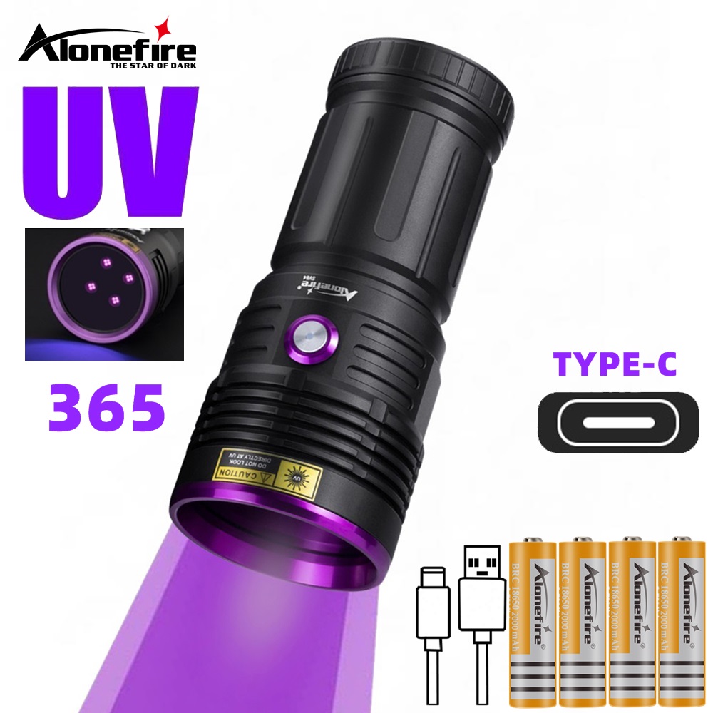 80W 365nm UV Flashlight Ultrav - Photography Lighting For Food review and price
