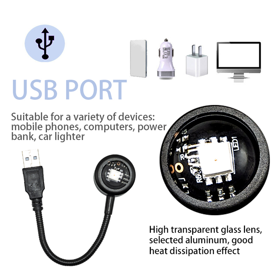 USB LED Sunset Lamp Projector  - Photography Lighting Home review and price