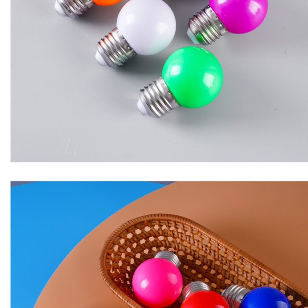 E27 Colored LED Bulb Energy Sa - Photography Lighting Home review and price