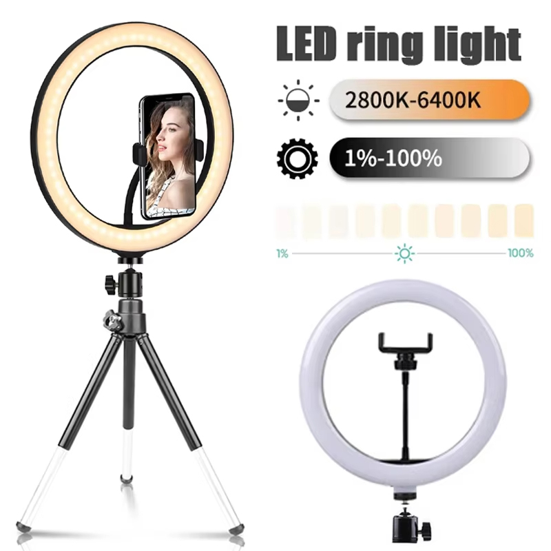 10 inch Selfie Ring Light Phot - Photography Lighting Description review and price