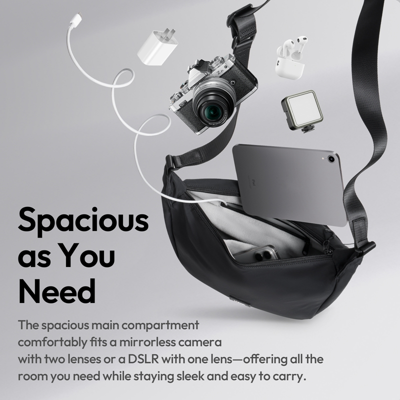 Ulanzi HMN1 Lunar Sling Bag Wh - Photography Lighting Gear review and price