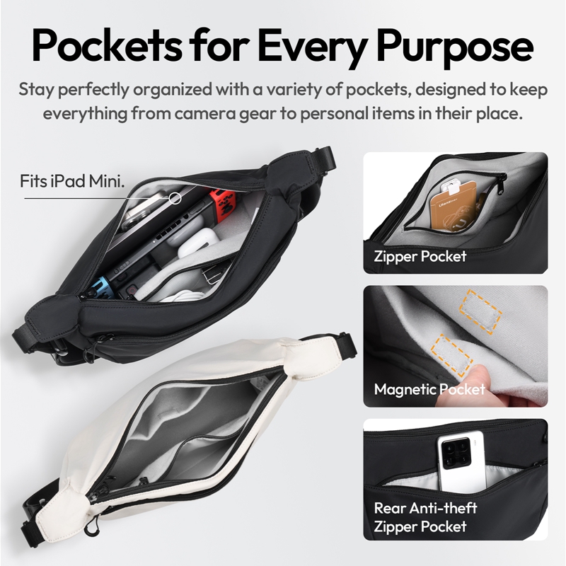 Ulanzi HMN1 Lunar Sling Bag Wh - Photography Lighting Gear review and price