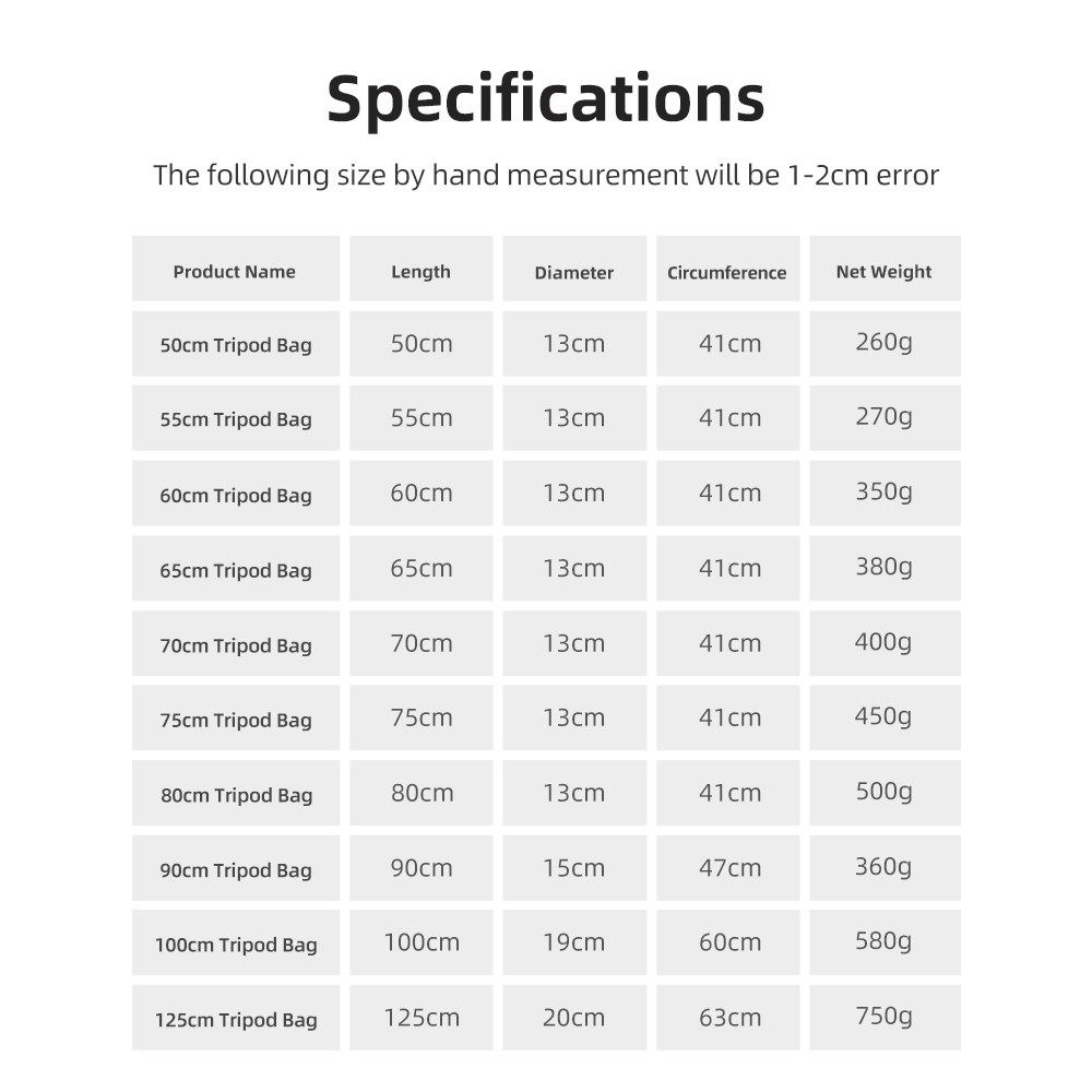 55/60/65/70/75/80/100/125cm Pa - Photography Lighting Gear review and price