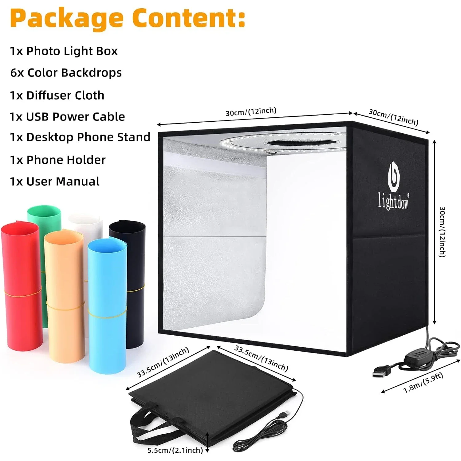 Lightdow Dimmable Photo Box LE - Macro Photography Lighting Kit review and price