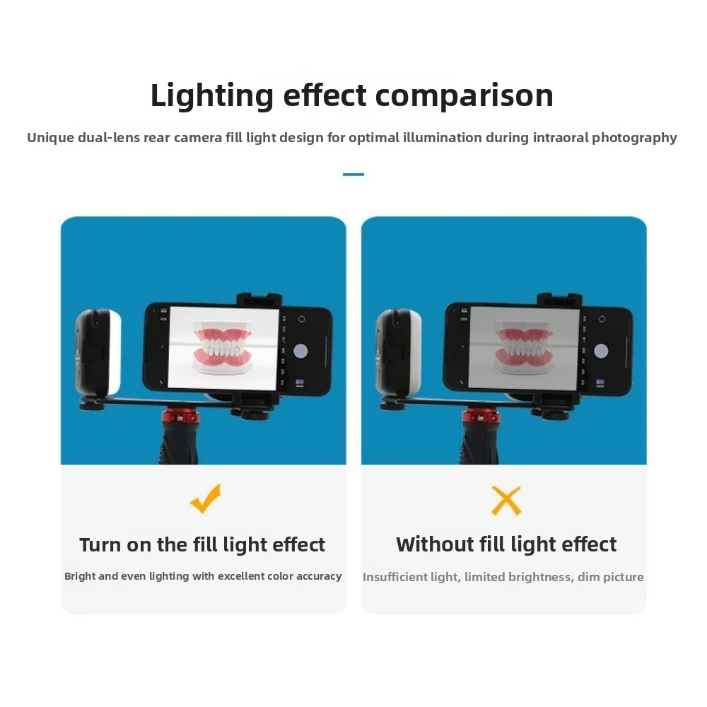 Dental Photography Light, Blue - Photography Lighting Handheld review and price