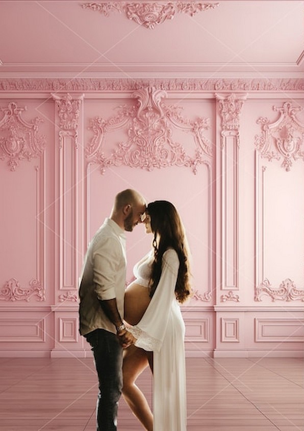 Pink Maternity Paneled Room Co - Photography Lighting Composition review and price