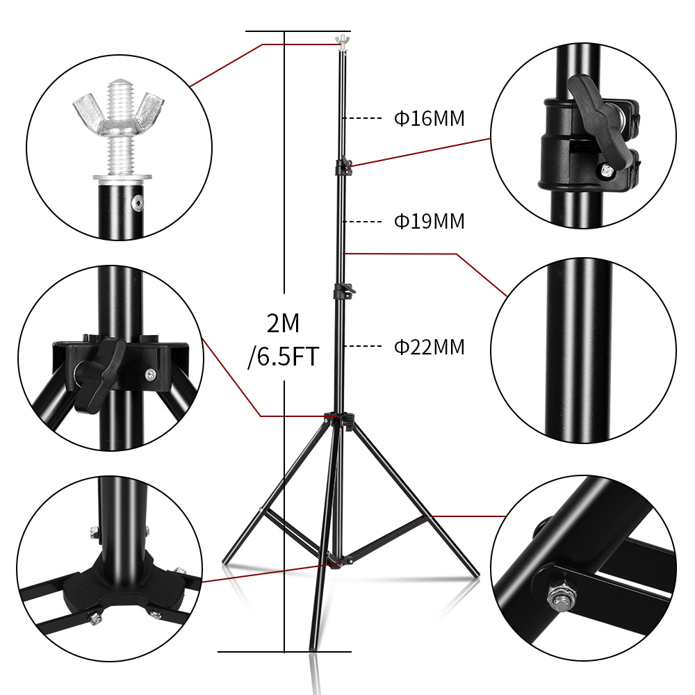 Backdrop Stand Photo Backgroun - Photography Lighting Weight Bags review and price