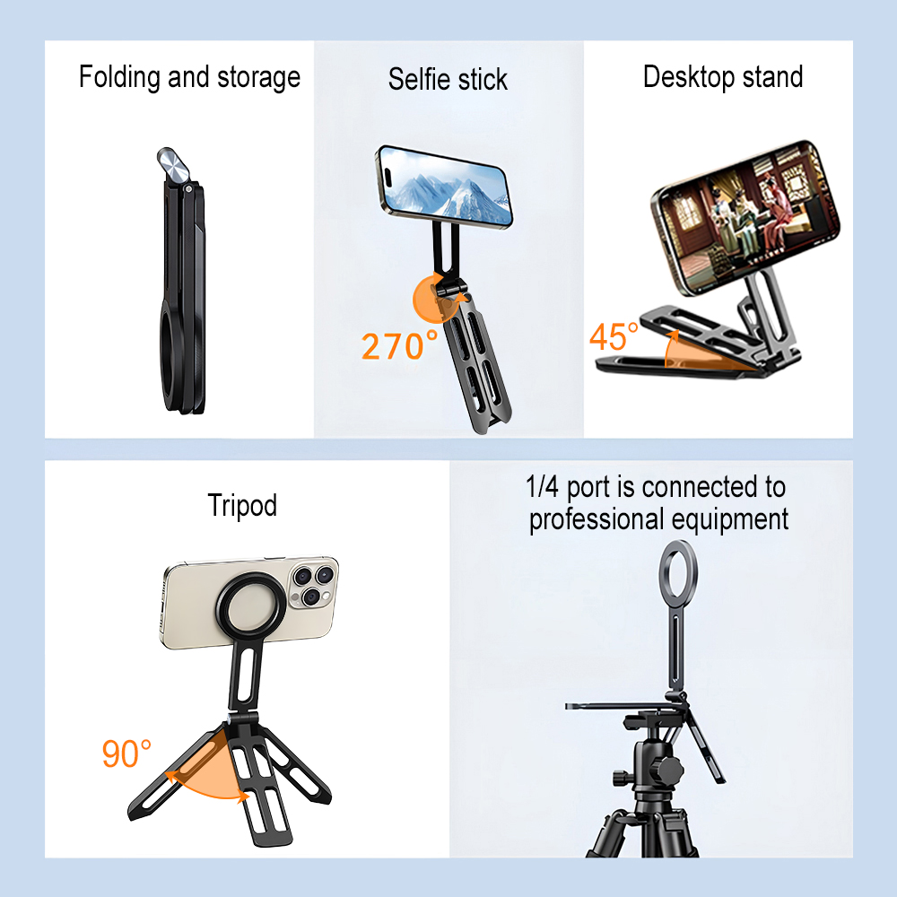 Magnetic Phone Holder Four-axi - Photography Lighting For Food review and price