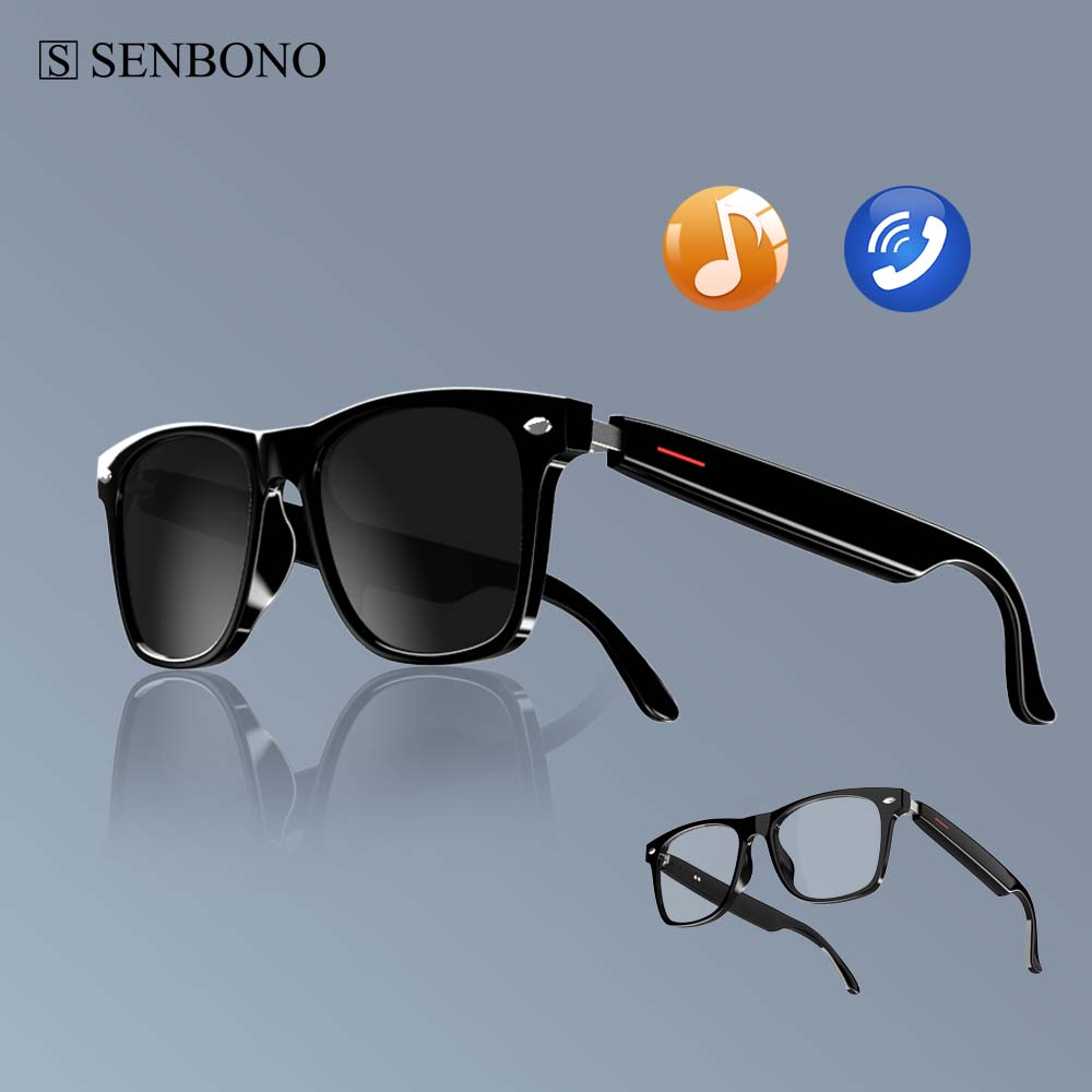SENBONO E13 Smart Glasses:Blue - Photography Lighting Gear review and price