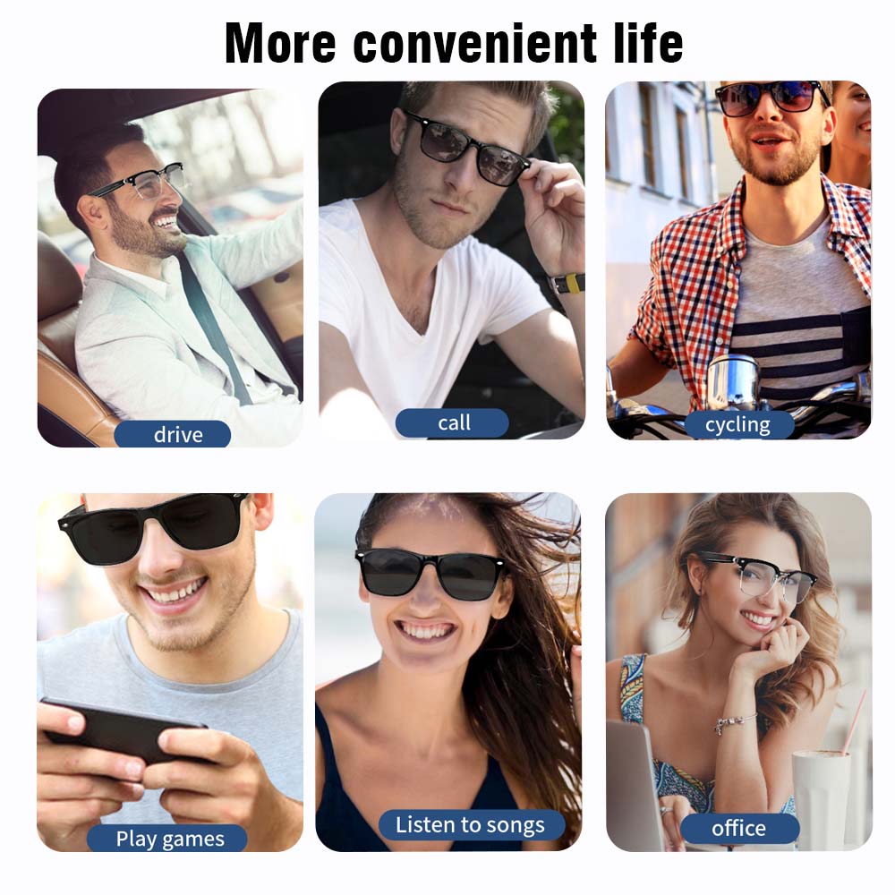 SENBONO E13 Smart Glasses:Blue - Photography Lighting Gear review and price